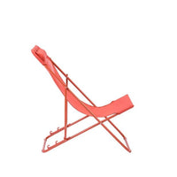MALTA Coral red deckchair H 80 x W 57 x D 90 cm - best price from Maltashopper.com CS652757