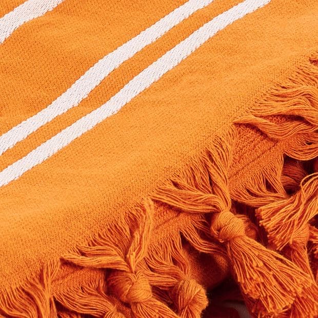 Casa PLAYA Orange beach towel W 90 x L 170 cm