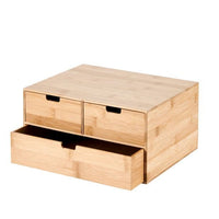 BAMBOO Storage unit 3 drawers, 2 color variants - best price from Maltashopper.com CS664874