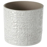 CHIAFRÖN plant pot, in/outdoor white, 12 cm