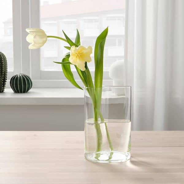 CHILIFRUKT - Vase/watering can, clear glass, 21 cm - best price from Maltashopper.com 30492242