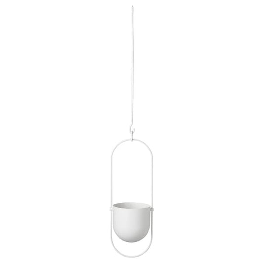 Ikea CHILISTRÅN - Hanging planter, in/outdoor white, 12 cm
