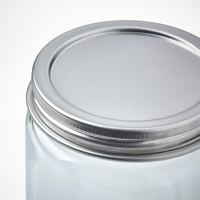 CITRONHAJ - Spice jar, clear glass/stainless steel, 35 cl - best price from Maltashopper.com 50553215