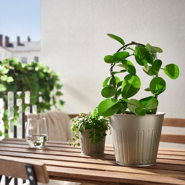 Ikea CITRONMELISS - Plant pot, in/outdoor/grey, 15 cm