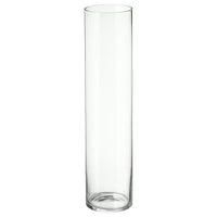 CYLINDER - Vase, clear glass, 68 cm - best price from Maltashopper.com 60223328
