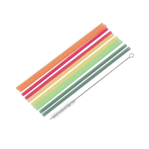 ECO PARTY S/10 REUSABLE STRAWS