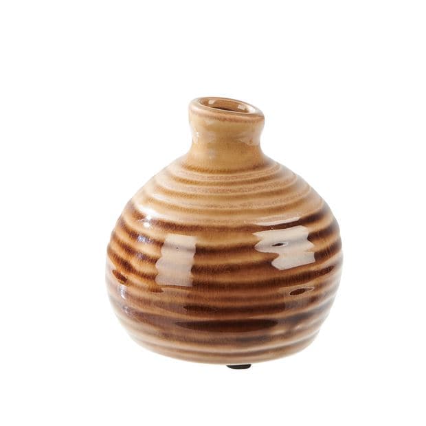 LINES VASE H10CM 3COL - best price from Maltashopper.com CS671482