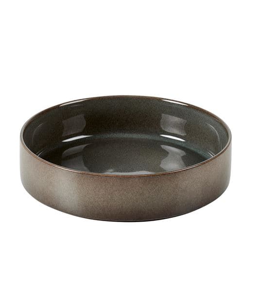 MINERAL GRAPHITE Gray bowl H 5 cm - Ø 26.5 cm - best price from Maltashopper.com CS667163