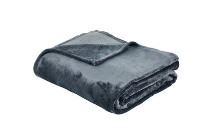 FLANNEL Gray plaid W 200 x L 240 cm
