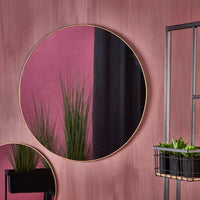 RONDA Golden mirror D 0,5 cm - Ø 60 cm - best price from Maltashopper.com CS616273