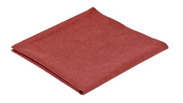 ORGANIC Red napkin W 40 x L 40 cm - best price from Maltashopper.com CS616329