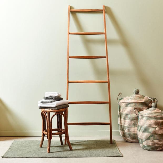 ACACIA Natural ladder H 170 x W 55 cm - best price from Maltashopper.com CS635915