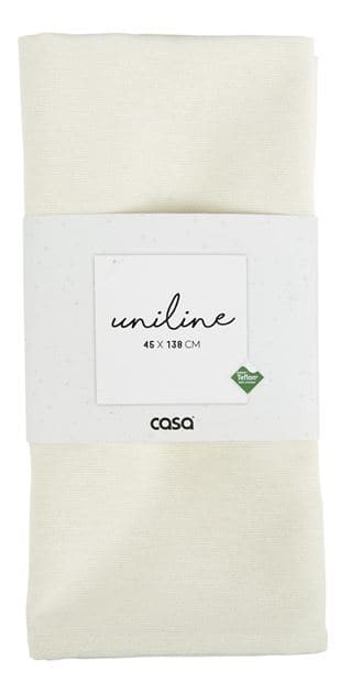 UNILINE Antique white table runner W 45 x L 138 cm - best price from Maltashopper.com CS615748