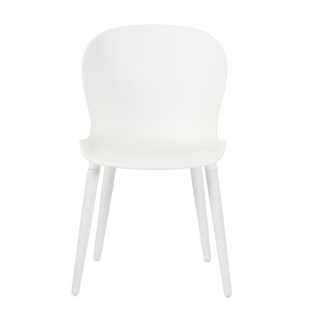 FRIDA Seat white, natural H 43.1 x W 47.6 x D 51.6 cm - best price from Maltashopper.com CS640325