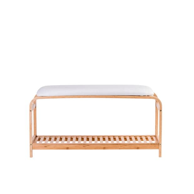 COOPER White bench H 45 x L 90 x D 30 cm - best price from Maltashopper.com CS648340