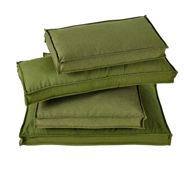 PAULETTA LUXE Green cushion W 82 x L 80 x D 12 cm - best price from Maltashopper.com CS672987