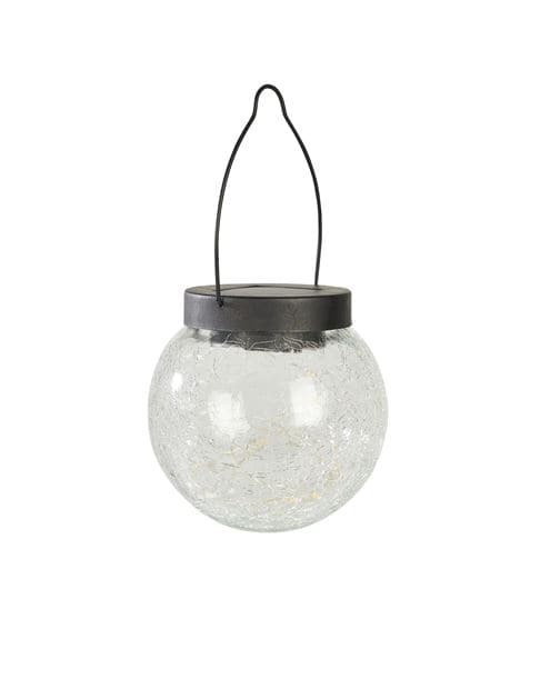 STELLA Transparent solar lamp H 12.5 cm - Ø 12 cm - best price from Maltashopper.com CS672595