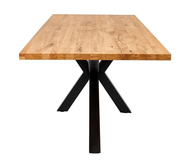 NEW OAK Natural tabletop H 4 x W 95 x L 200 cm - best price from Maltashopper.com CS667359