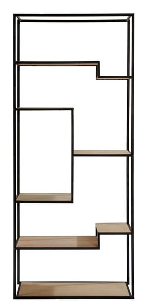 TRAPP Brown wall shelf H 170 x W 72 x D 32 cm - Premium Wall shelves from Casa - Just €118.99! Shop now at Maltashopper.com