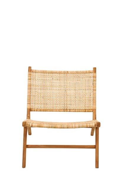 DIAH Natural lounge chair H 68 x W 65 x D 82 cm - best price from Maltashopper.com CS631302