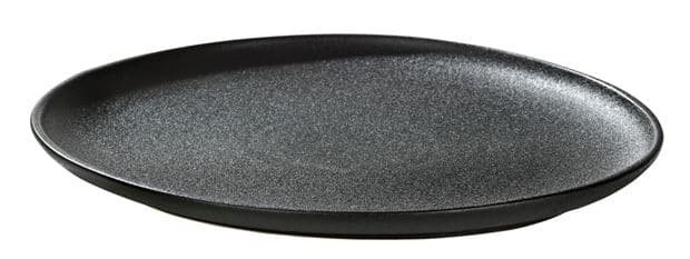 Casa MAGMA Black plate - set of 4 , Ø 31 cm