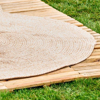 BRAID Outdoor natural carpetØ 120 cm - best price from Maltashopper.com CS670355