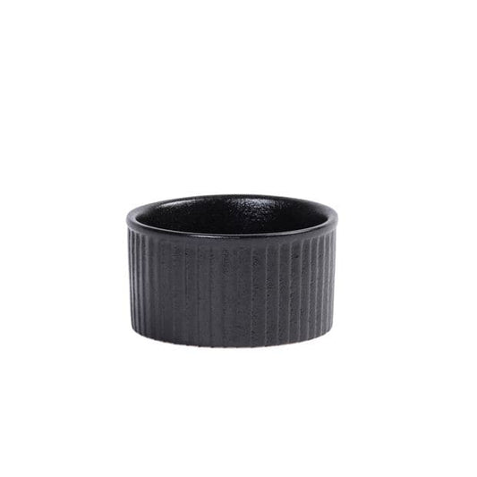 Casa CLASSO Black baking cup, H 4,5 cm - Ø 9 cm