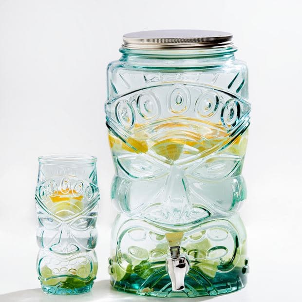 TIKI Transparent cocktail glass H 17 cm - Ø 8 cm - best price from Maltashopper.com CS607460