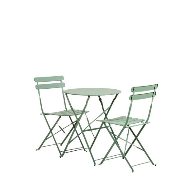 IMPERIAL Eucalyptus green bistro table H 71 cm - Ø 60 cm - best price from Maltashopper.com CS652638