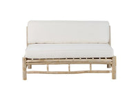 PANTAI Lounge chair 150cm natural H 82 x W 150 x D 85 cm - best price from Maltashopper.com CS270209