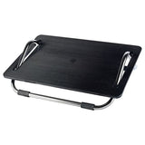 DAGOTTO foot-rest, black, 49x38 cm