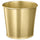 DAIDAI - DAIDAI Plant pot, brass-colour, 9 cm