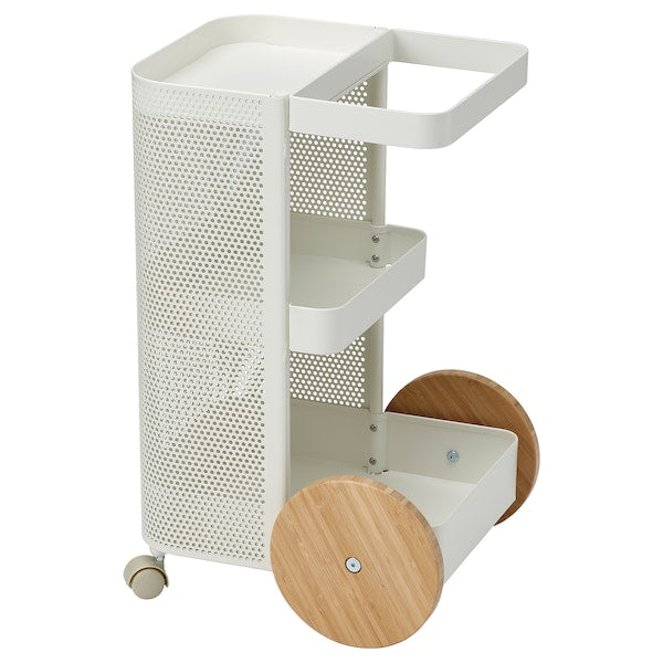 DAJLIEN - Trolley, white, 42x39x65 cm