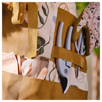 DAKSJUS - Waist apron, cleanable/sprout motif off-white/yellow-brown,73x70 cm - best price from Maltashopper.com 50567038