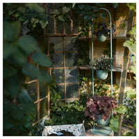DAKSJUS - Pedestal for plants/3 pot holders, indoor/outdoor light grey-green - best price from Maltashopper.com 00567026