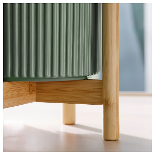 Ikea DAKSJUS - Plant stand, bamboo, 21 cm