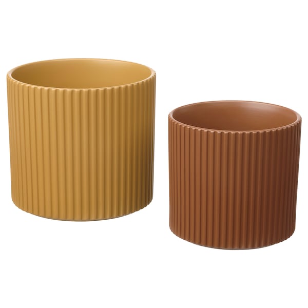 DAKSJUS - Set of 2 pot holders, amber - best price from Maltashopper.com 10567101