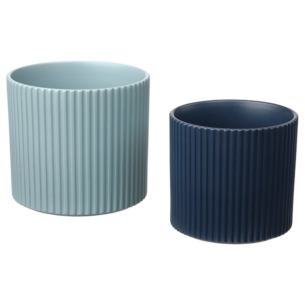 DAKSJUS - Set of 2 pot holders, blue - best price from Maltashopper.com 70567103