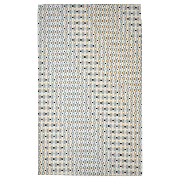 DAKSJUS - Tablecloth, cleanable/blue striped pattern,145x240 cm - best price from Maltashopper.com 90567041