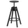 DALFRED - DALFRED Bar stool, black, 63-74 cm
