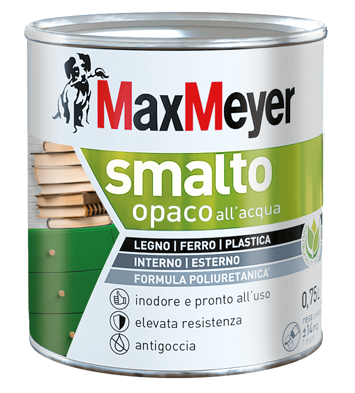 Bricocenter POLYURETHANE WATER-BASED ENAMEL BROWN MATT 750 ML