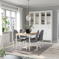 DANDERYD / DANDERYD Table and 4 chairs, white oak veneer / Vissle gray,130x80 cm - best price from Maltashopper.com 89483943