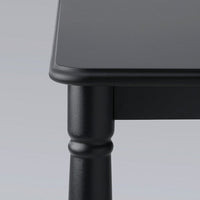 DANDERYD / EBBALYCKE - Table and 4 chairs, black/Idekulla beige,130 cm - best price from Maltashopper.com 59560117