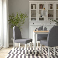 DANDERYD Chair, white / Vissle grey , - best price from Maltashopper.com 40520862