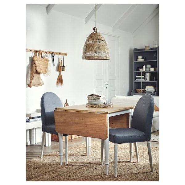 Ikea DANDERYD Chair, white / Vissle grey ,