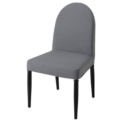 DANDERYD Chair, black / Vissle grey ,