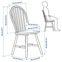 DANDERYD / SKOGSTA - Table and 4 chairs, black/acacia, 130 cm - best price from Maltashopper.com 09545191