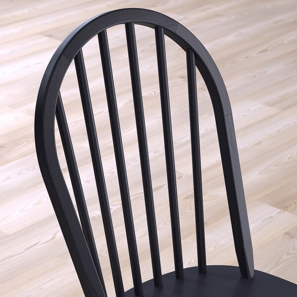 DANDERYD / SKOGSTA - Table and 4 chairs, black/black,130 cm - best price from Maltashopper.com 19544290