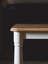 DANDERYD Table, oak veneer / white,180x90 cm - best price from Maltashopper.com 20516130