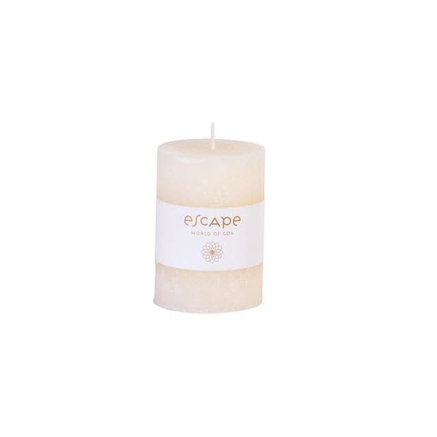 WORLD OF GOA White scented candle H 10 cm - Ø 6,5 cm - best price from Maltashopper.com CS614439